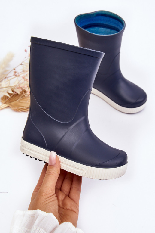 Rubberen kinderschoenen Wave Gokids 979 donkerblauw Rubberen kinderschoenen Wave Gokids 979 donkerblauw