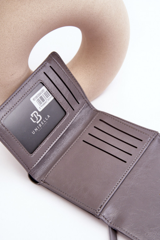 Joanela damesportemonnee in grijs ecoleer Joanela damesportemonnee in grijs ecoleer