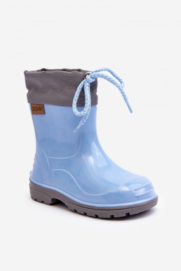 Rubberen kinderschoenen KIMMY blauwe kleur GoKids 951