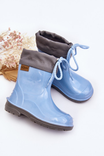 Rubberen kinderschoenen KIMMY blauwe kleur GoKids 951 2