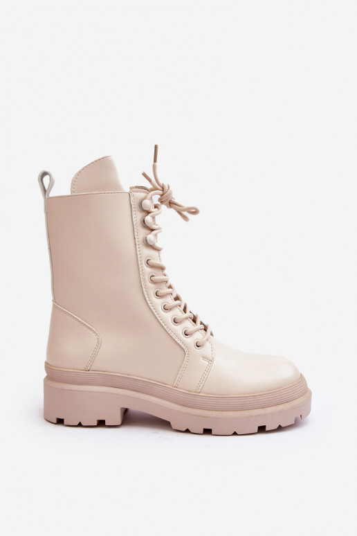 laarzen eco leer ivoorkleur Irande laarzen eco leer ivoorkleur Irande