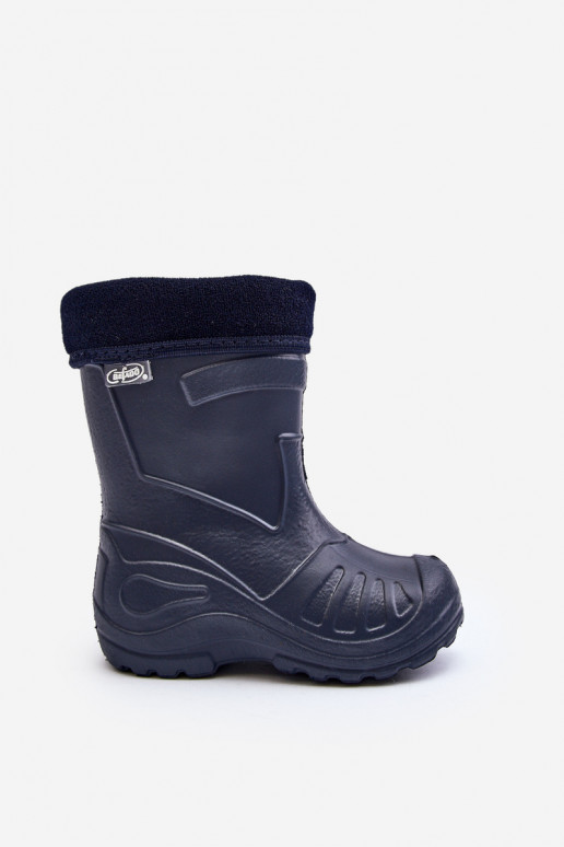 Verwarmde rubberen kinderschoenen Befado 162X103 donkerblauw Verwarmde rubberen kinderschoenen Befado 162X103 donkerblauw