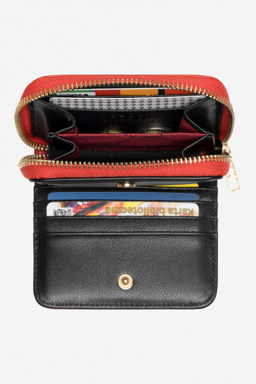 Damesportemonnee Nobo NPUR-LR0021-C005 rode kleur Damesportemonnee Nobo NPUR-LR0021-C005 rode kleur