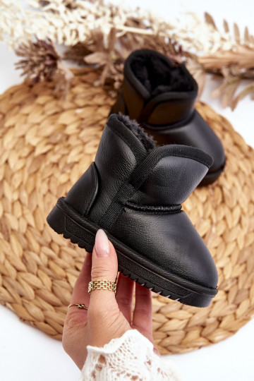 Eco snowboots Kinder zwarte kleur Husalta 2