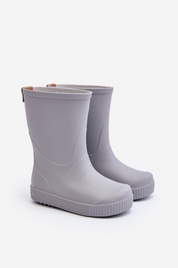 Rubberen kinderschoenen Wave Gokids 979 grijze kleur