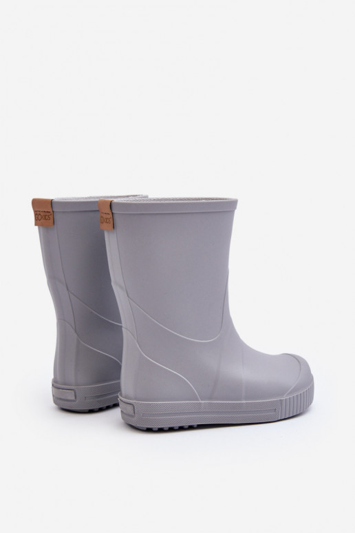 Rubberen kinderschoenen Wave Gokids 979 grijze kleur