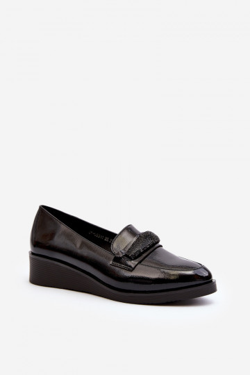 Dames lakleren schoenen in de kleur zwart Polike
