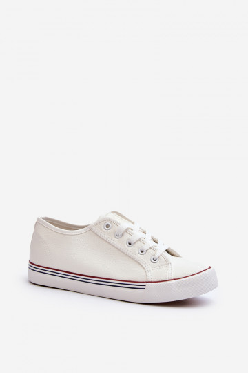 Damesschoenen gemaakt van eco-leer in de witte kleur Lirean 2