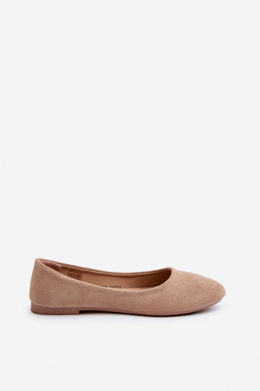 Lasota beige suède ballerina's Lasota beige suède ballerina's