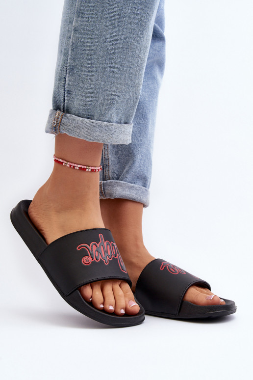 Pantoffels Lee Cooper LCW-24-42-2483L zwarte kleur