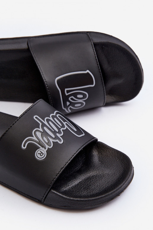 Pantoffels Lee Cooper LCW-24-42-2485M zwarte kleur