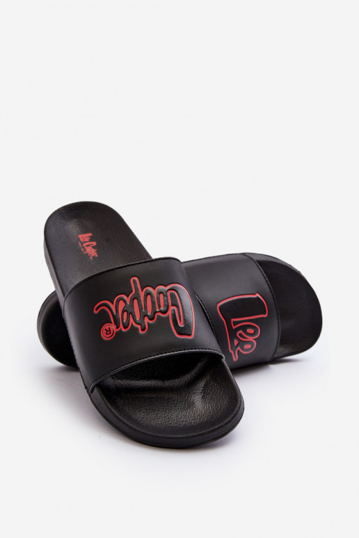 Pantoffels Lee Cooper LCW-24-42-2484M zwarte kleur