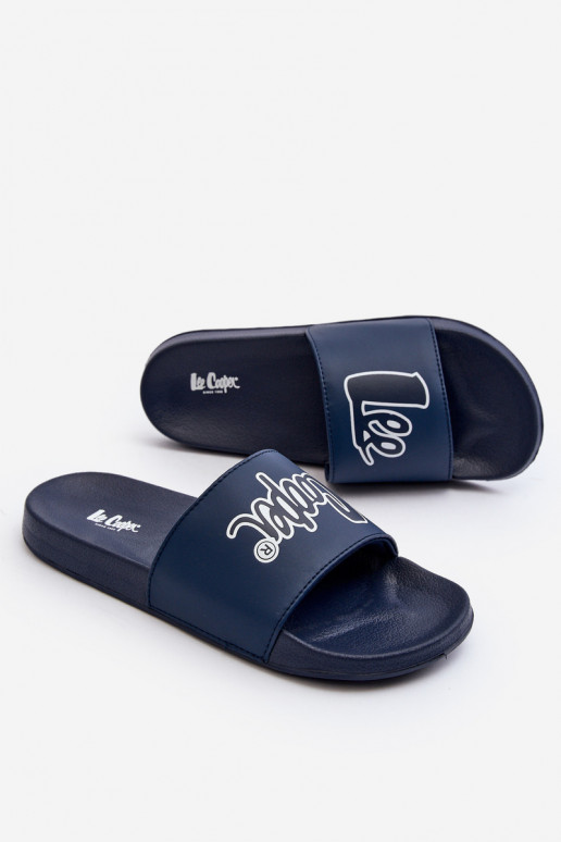 Pantoffels Lee Cooper LCW-24-42-2481M donkerblauw