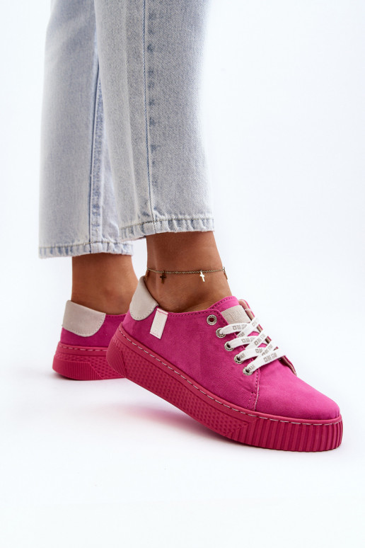 Vrijetijdsschoenen MEMORY FOAM SYSTEM BIG STAR NN276004 roze kleur Vrijetijdsschoenen MEMORY FOAM SYSTEM BIG STAR NN276004 roze kleur