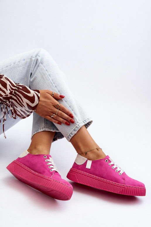 Vrijetijdsschoenen MEMORY FOAM SYSTEM BIG STAR NN276004 roze kleur Vrijetijdsschoenen MEMORY FOAM SYSTEM BIG STAR NN276004 roze kleur