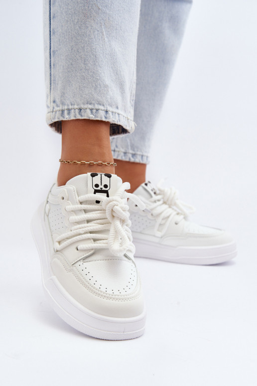 Sneakers model schoenen Eko witte kleur Avanalis