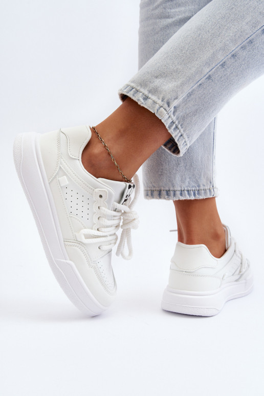 Sneakers model schoenen Eko witte kleur Avanalis