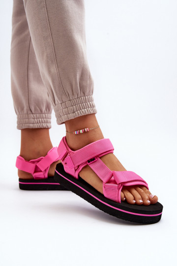 Damessandalen met platform Lee Cooper LCW-24-05-2750L roze kleur 2