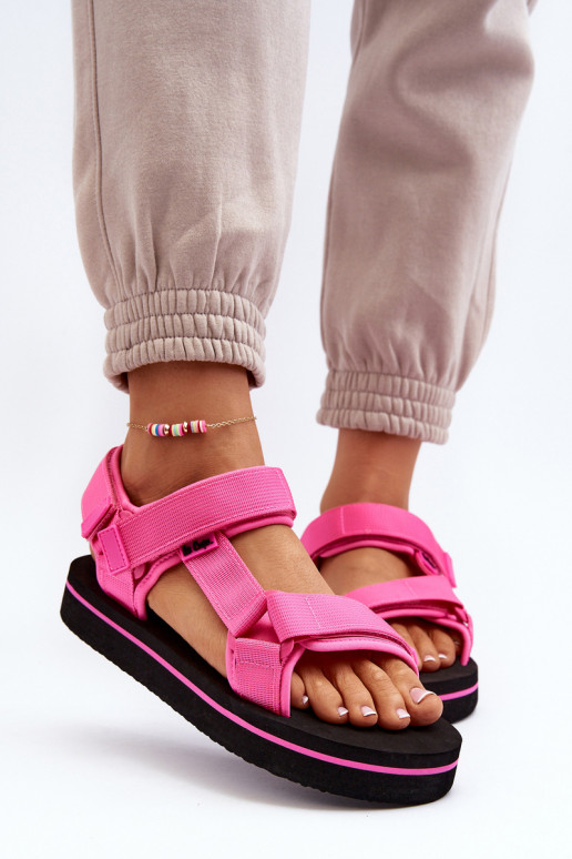 Damessandalen met platform Lee Cooper LCW-24-05-2750L roze kleur Damessandalen met platform Lee Cooper LCW-24-05-2750L roze kleur
