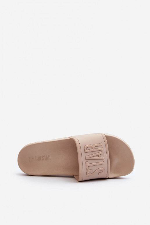 Pantoffels Big Star NN274A645 beige Pantoffels Big Star NN274A645 beige