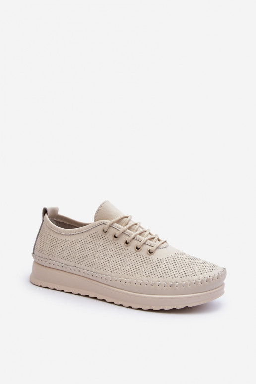 Sportschoenen Vrijetijdsschoenen beige kleur Lalnai Sportschoenen Vrijetijdsschoenen beige kleur Lalnai