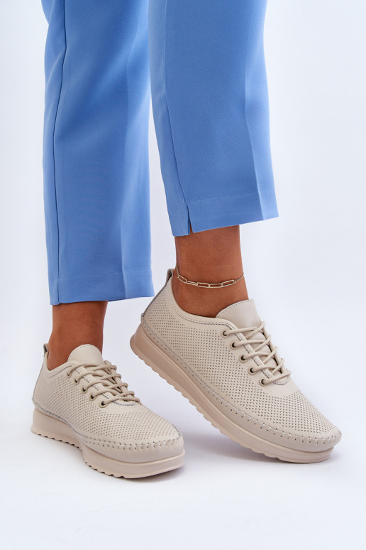 Sportschoenen Vrijetijdsschoenen beige kleur Lalnai Sportschoenen Vrijetijdsschoenen beige kleur Lalnai