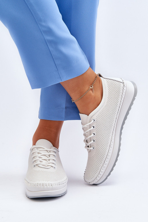 Sportschoenen Vrijetijdsschoenen witte kleur Lalnai Sportschoenen Vrijetijdsschoenen witte kleur Lalnai