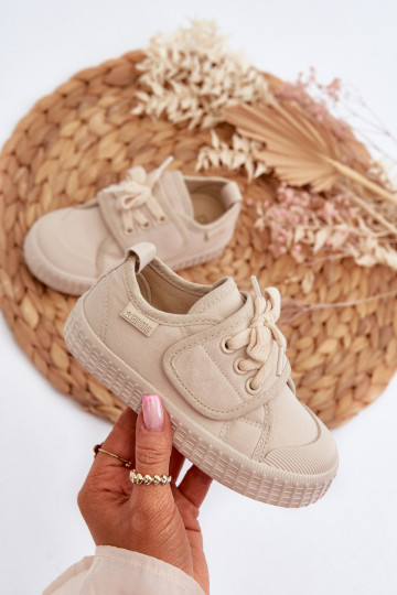 Kindervrijetijdsschoenen HI-POLY SYSTEM BIG STAR NN374017 beige 2