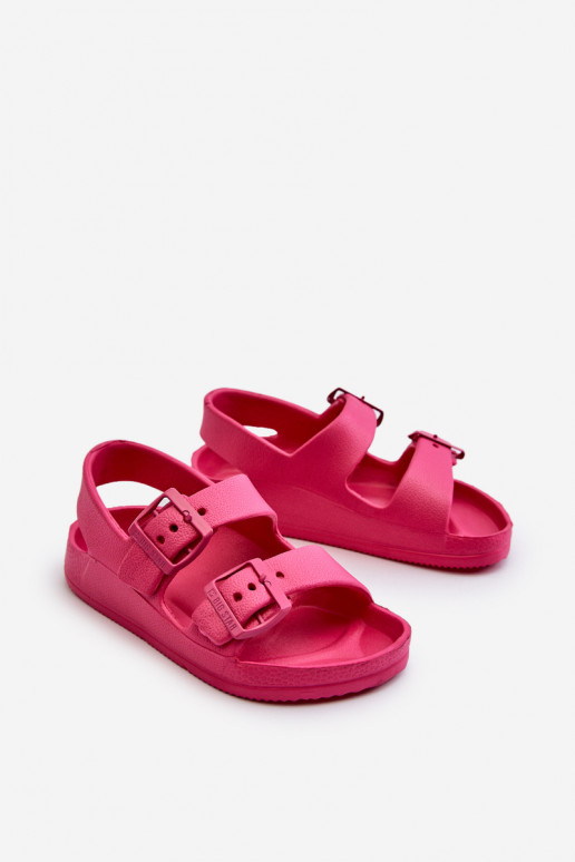 Slippers Kinderen met gespen BIG STAR NN374540 roze kleur Slippers Kinderen met gespen BIG STAR NN374540 roze kleur
