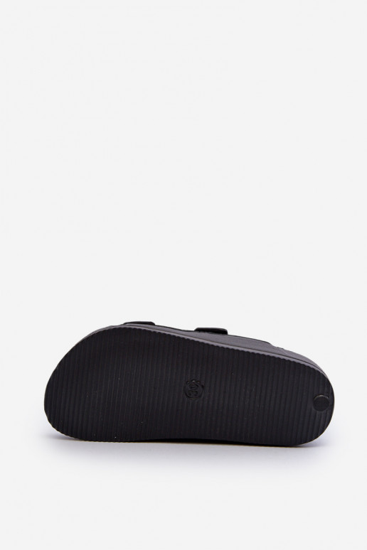 Slippers Kinderen met gespen BIG STAR NN374541 zwarte kleur Slippers Kinderen met gespen BIG STAR NN374541 zwarte kleur