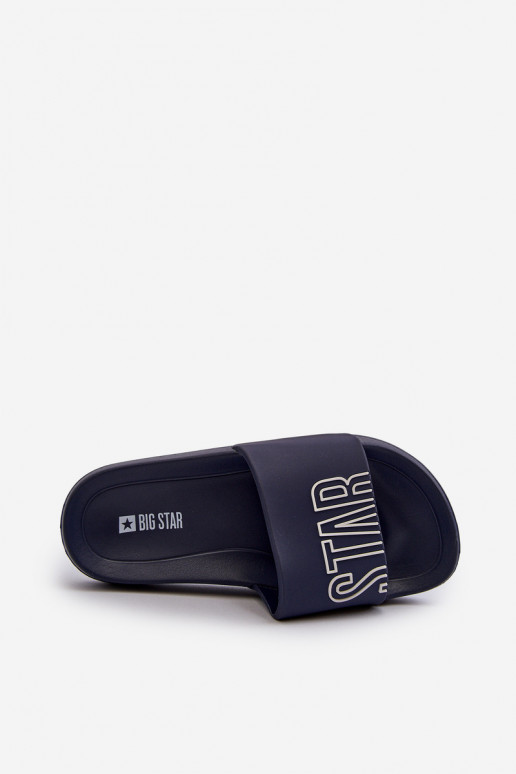 Pantoffels Kinder BIG STAR NN374521 donkerblauw