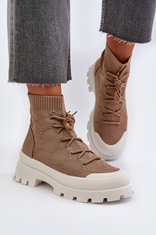 met een sokachtige binnenzool