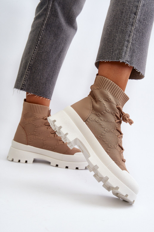 met een sokachtige binnenzool