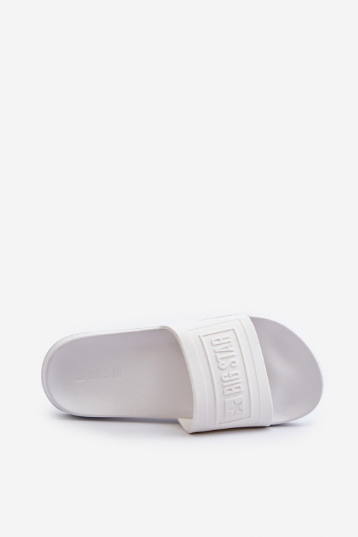 Slippers Big Star NN174651 witte kleur