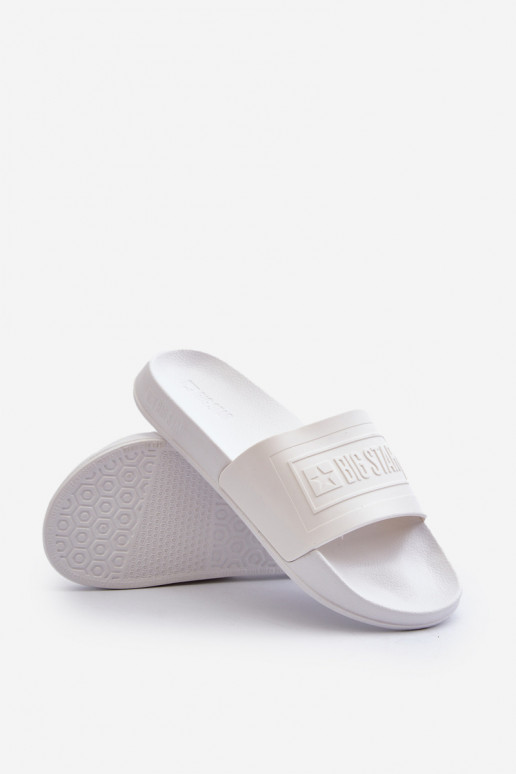Slippers Big Star NN174651 witte kleur