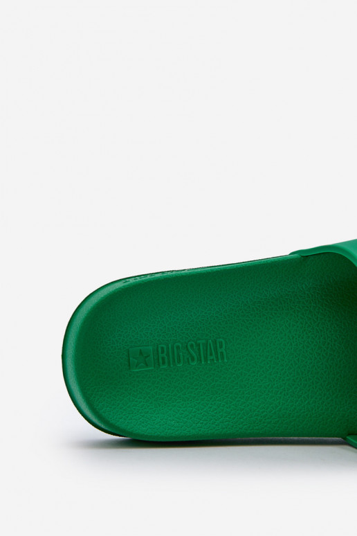 Slippers Big Star NN174650 groene kleur Slippers Big Star NN174650 groene kleur