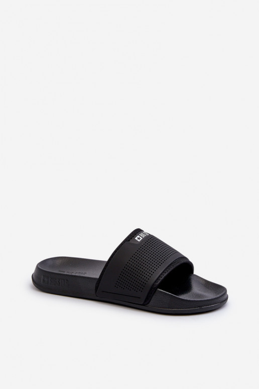 Lichte herenpantoffels Big Star NN174694 zwart