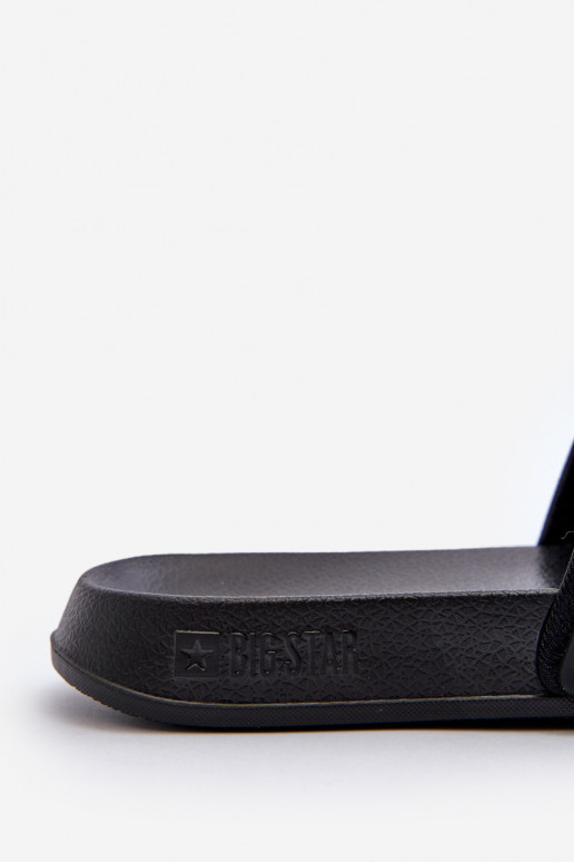 Lichte herenpantoffels Big Star NN174694 zwart