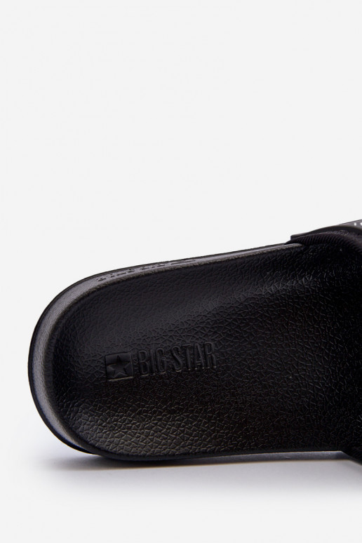 Lichte herenpantoffels Big Star NN174694 zwart