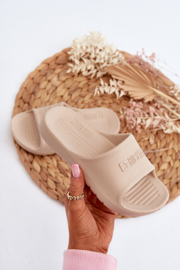 Lichte pantoffels Kinder Big Star NN374559 beige 2