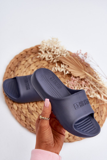 Lichte pantoffels Kinder Big Star NN374557 donkerblauw 2