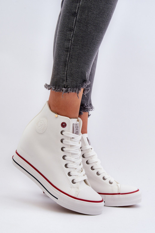Vrijetijdsschoenen Cross Jeans NN2R4004 witte kleur Vrijetijdsschoenen Cross Jeans NN2R4004 witte kleur