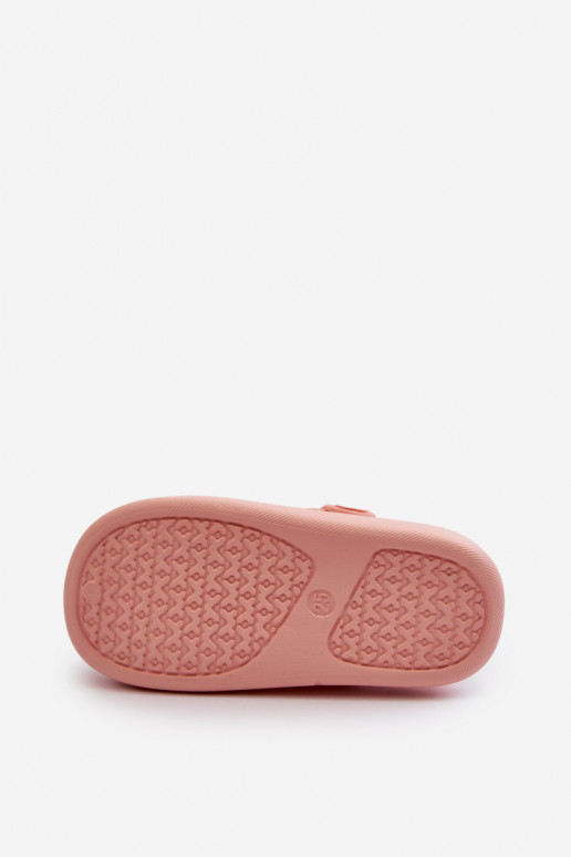 Slippers Kinderen Lichte pantoffels met ornamenten roze kleur Opleja