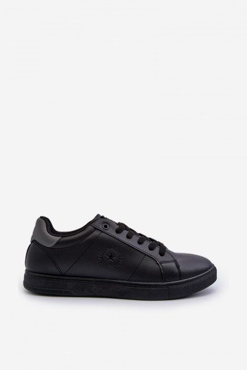 Casual herenschoenen gemaakt van ecoleer Big Star NN174284 zwarte kleur 2