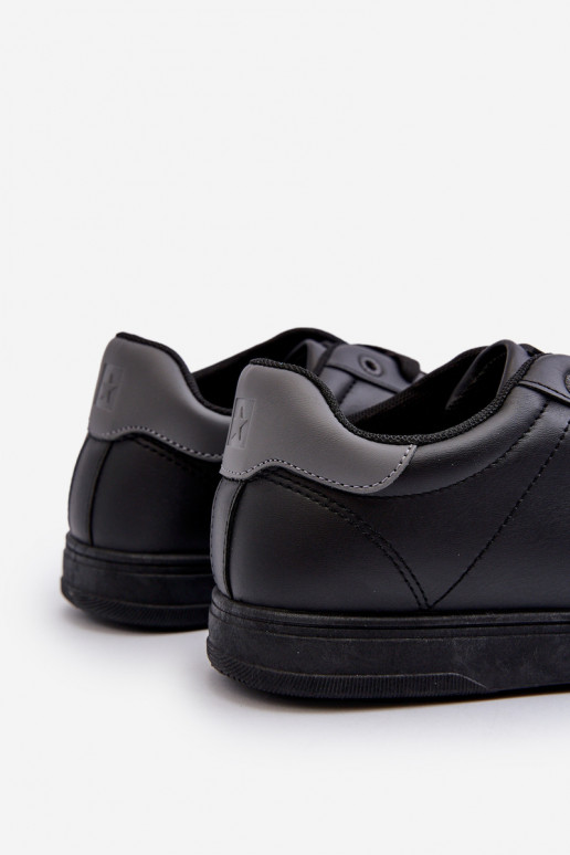 Casual herenschoenen gemaakt van ecoleer Big Star NN174284 zwarte kleur Casual herenschoenen gemaakt van ecoleer Big Star NN174284 zwarte kleur