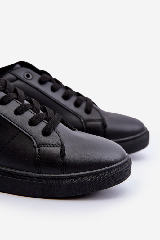 Casual herenschoenen gemaakt van ecoleer Big Star NN174284 zwarte kleur Casual herenschoenen gemaakt van ecoleer Big Star NN174284 zwarte kleur