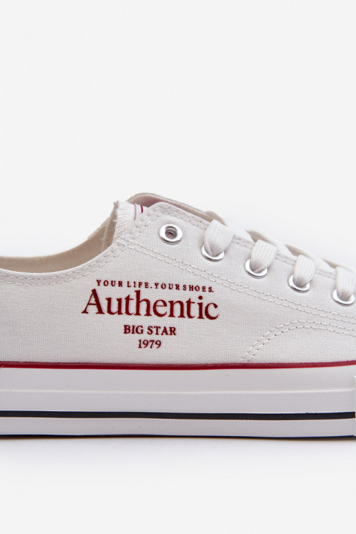 Vrijetijdsschoenen heren Big Star NN174057 witte kleur Vrijetijdsschoenen heren Big Star NN174057 witte kleur