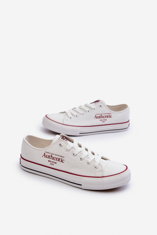 Vrijetijdsschoenen heren Big Star NN174057 witte kleur Vrijetijdsschoenen heren Big Star NN174057 witte kleur