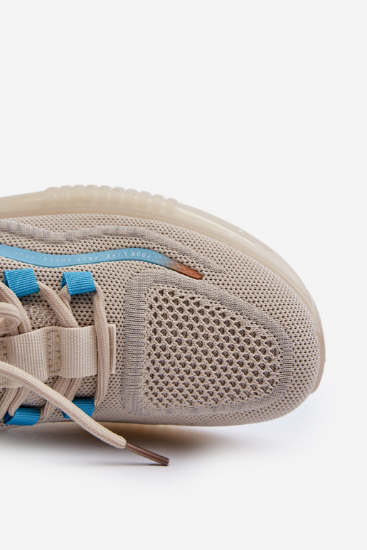 sportschoenen HI-POLY SYSTEM Big Star NN174452 beige sportschoenen HI-POLY SYSTEM Big Star NN174452 beige