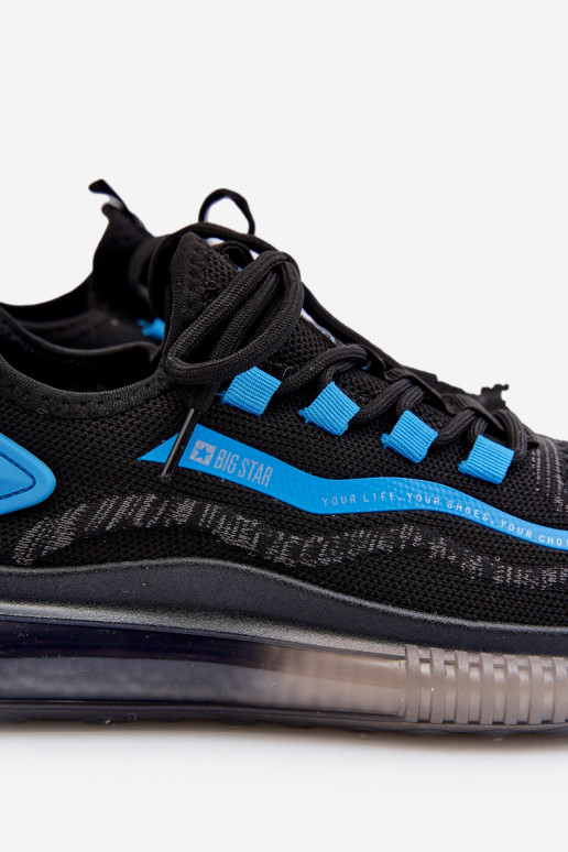 sportschoenen HI-POLY SYSTEM Big Star NN174450 zwarte kleur sportschoenen HI-POLY SYSTEM Big Star NN174450 zwarte kleur